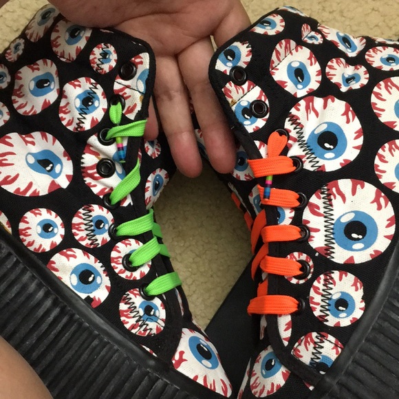 🖤Jeffery Campbell eyeball platform sneakers - Picture 8 of 14